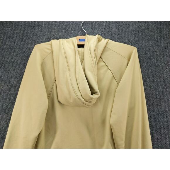 Nike Drifit Full Zip Hoodie Jacket Size Small Tan Gold Embroidered Swoosh - Picture 13 of 14